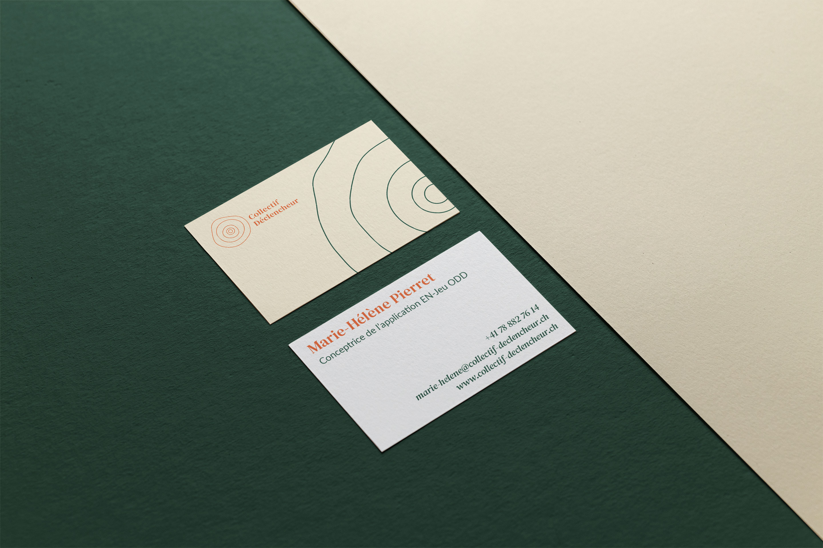 Carte de visite du Collectif Déclencheur.