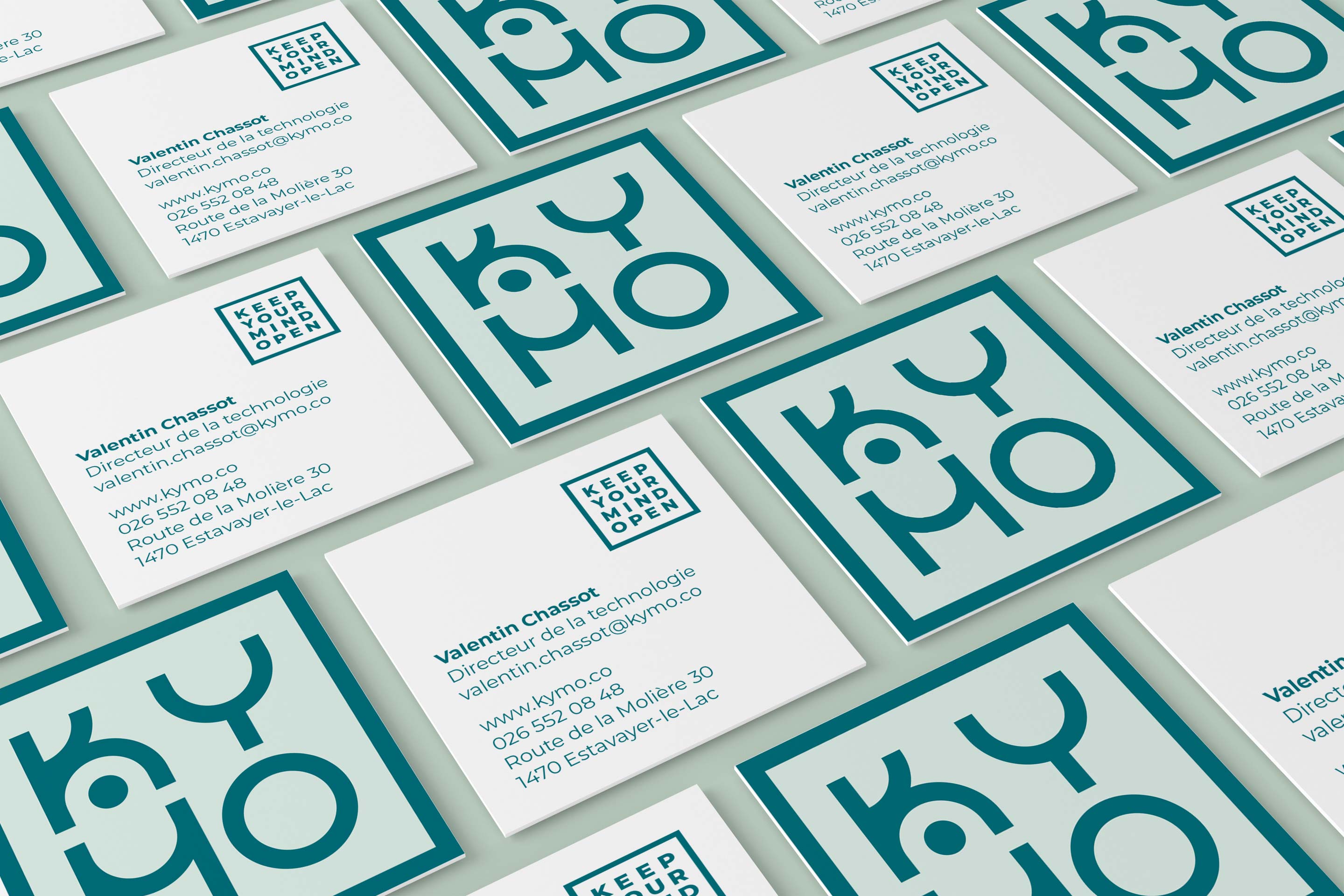 Carte de visite de KYMO.