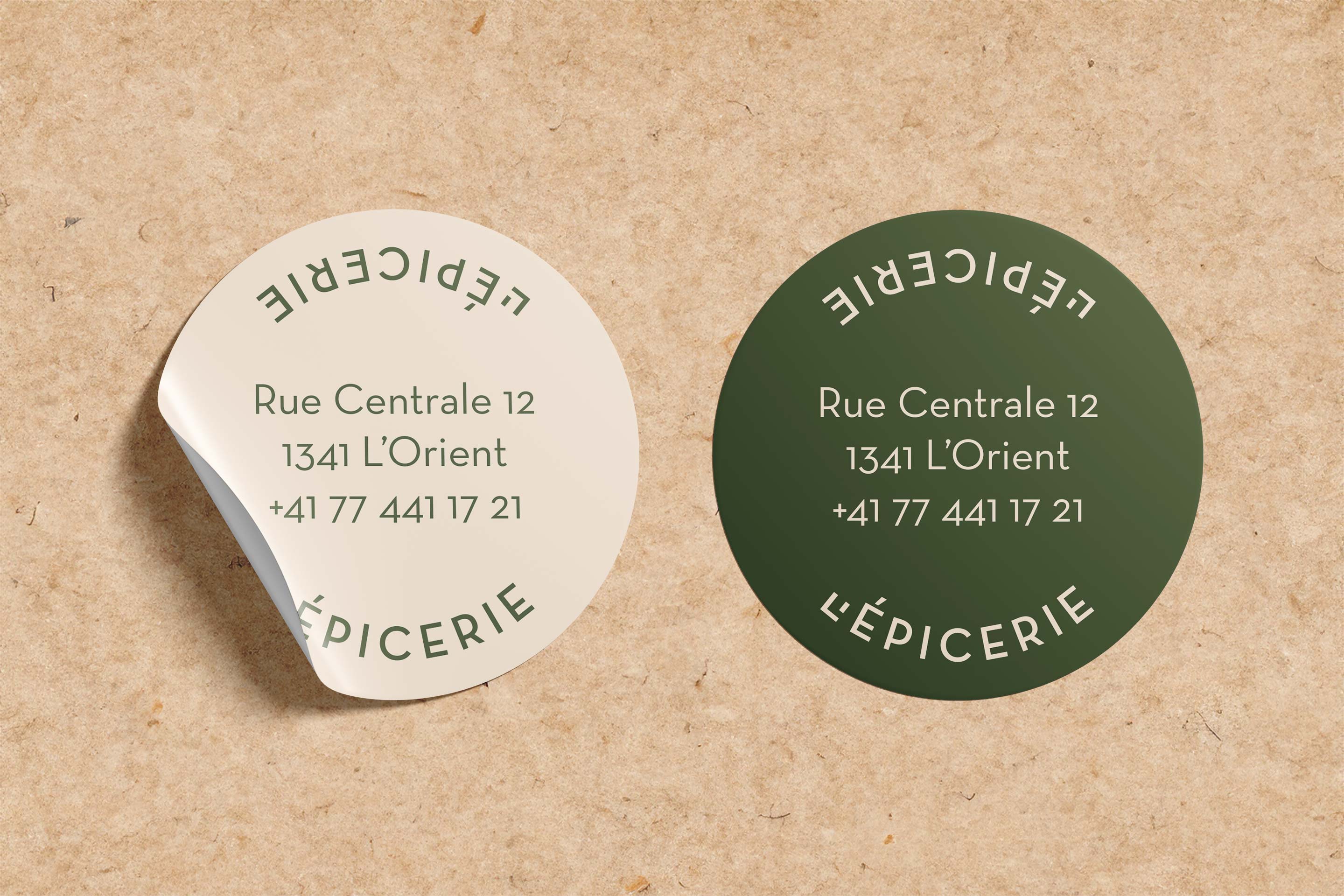Autocollants de L’Épicerie.